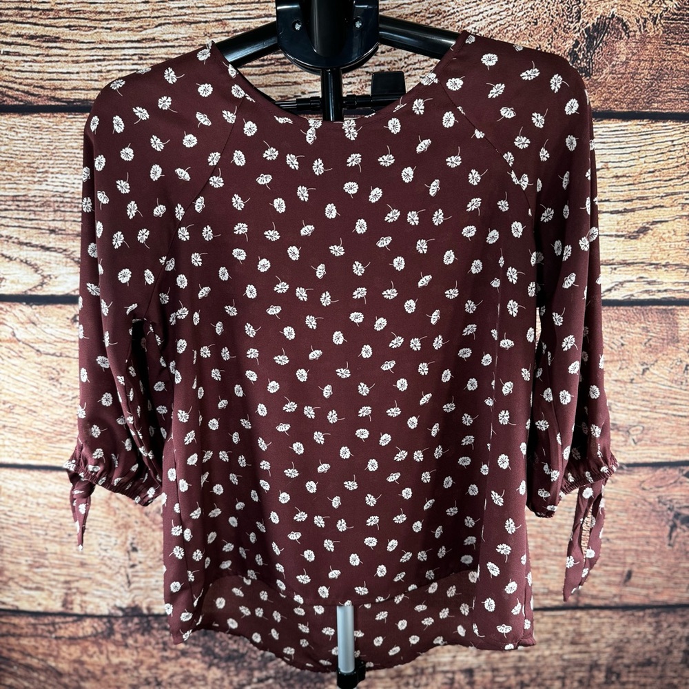 Papermoon Brown Floral Blouse